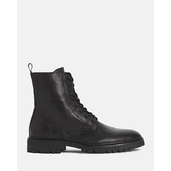 Allsaints Australia Mens Tobias Leather Boots Black AU71-390